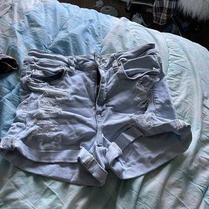 American Eagle Next Level Stretch Denim Shorts Size 8